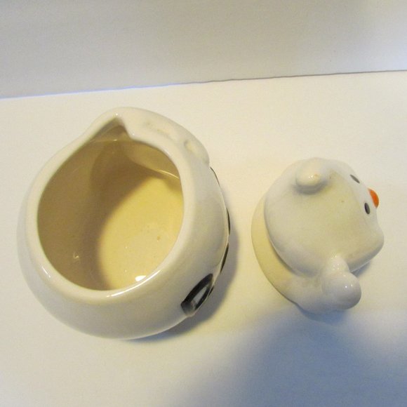 vintage ceramic ghost shape candy jar Halloween fall decor - Picture 9 of 10